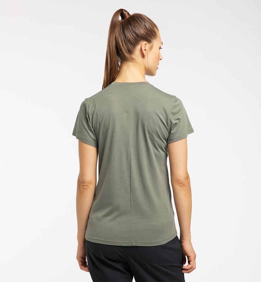 Haglöfs Womens Lyocel T-Shirt Brown New Zealand 02756CMSL